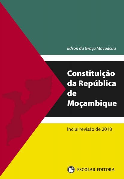 Livro Constituição da República de Moçambique Escolar