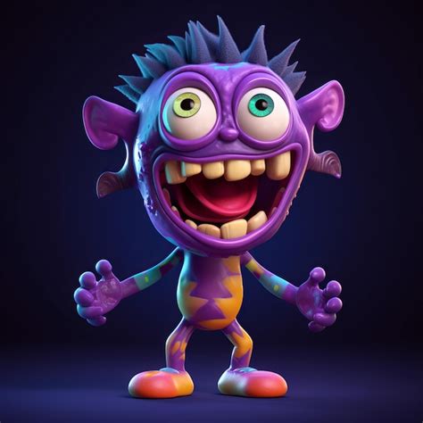 Premium AI Image | Funny Zombie Cartoon Character