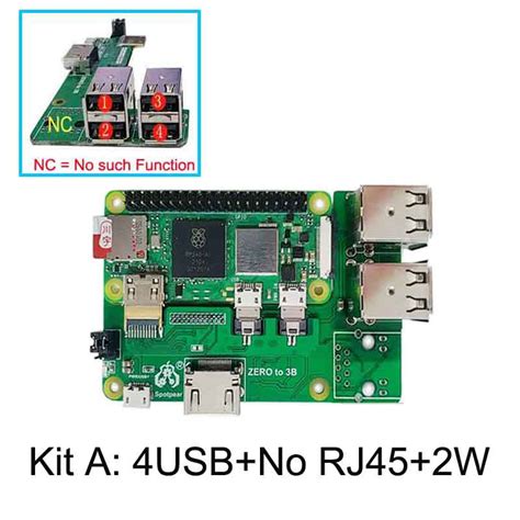 Raspberry Pi Zero W To B Interface Adapter Zero To Pi Expansion