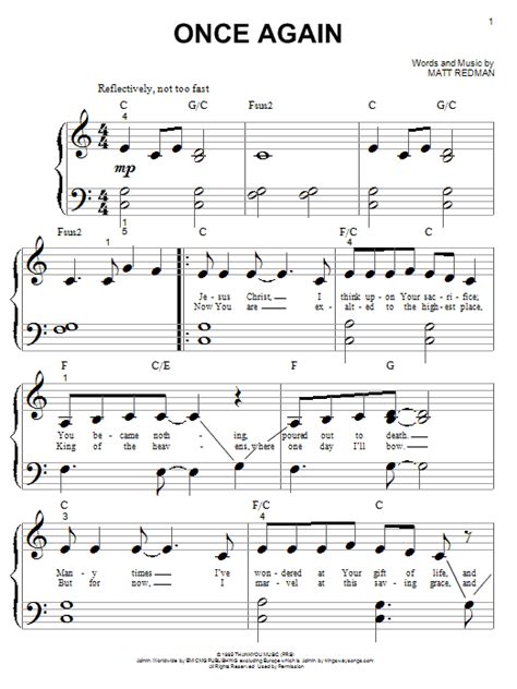 Once Again Sheet Music Direct