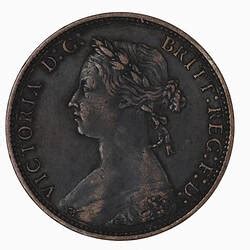 Coin Halfpenny Queen Victoria Great Britain