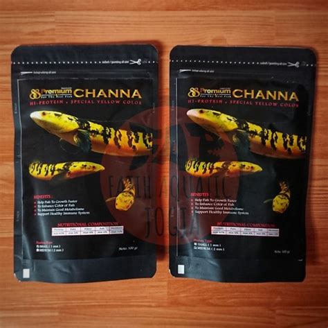 Jual Pakan Ikan Pelet 88 Premium YELLOW CHANNA Maru YS Sentarum Riau