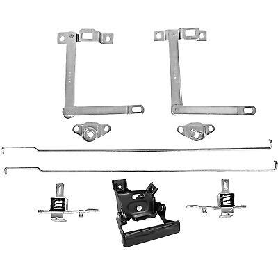 1981 1987 Chevy Truck Tailgate Latch Kit Linkage Trunnion Rods Latches