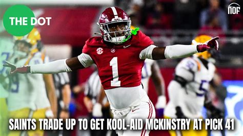 Saints Trade Up And Add All American Cb Out Of Alabama Kool Aid