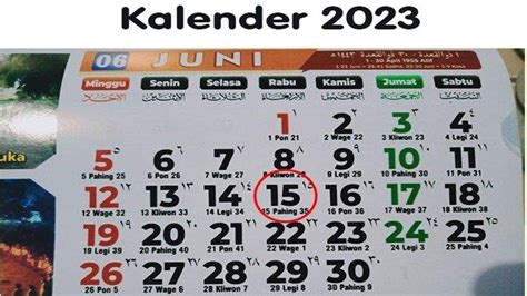 Kalender Tidak Ada Libur Nasional Hari Kamis Juni Ada