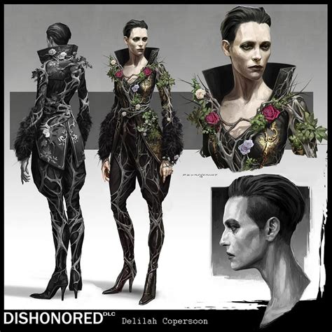 Dishonored Concept Art Of Delilah Looks A Little Like Tilda Swinton