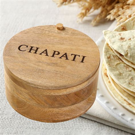 Dudki Wooden Chapati Box Keeps Your Roti Chapati Warm Warm Chapati