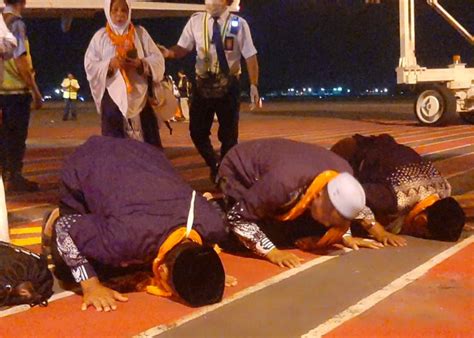 Jamaah Haji Kloter I Debarkasi Jatim Telah Tiba Di Bandara Juanda