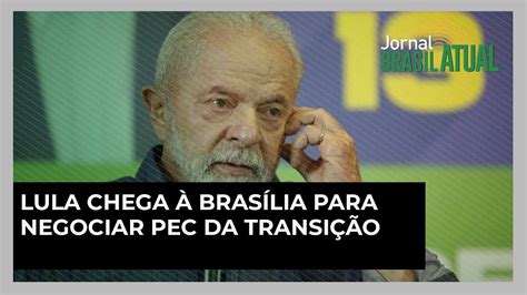 Lula chega à Brasília para negociar PEC da Transição YouTube