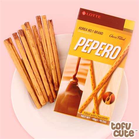 Buy Lotte Pepero Nude Chocolate Biscuit Sticks At Tofu Cute