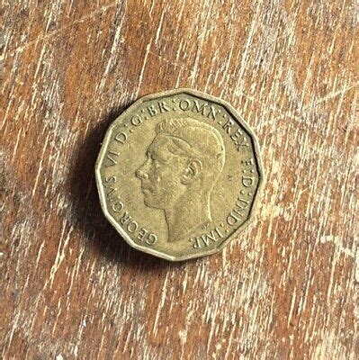 Great Britain King George Vi Pence Nickel Brass Coin Ebay