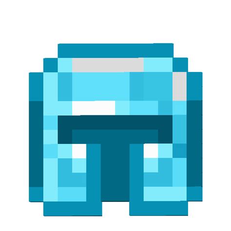 Minecraft Diamond Helmet Pixel Art