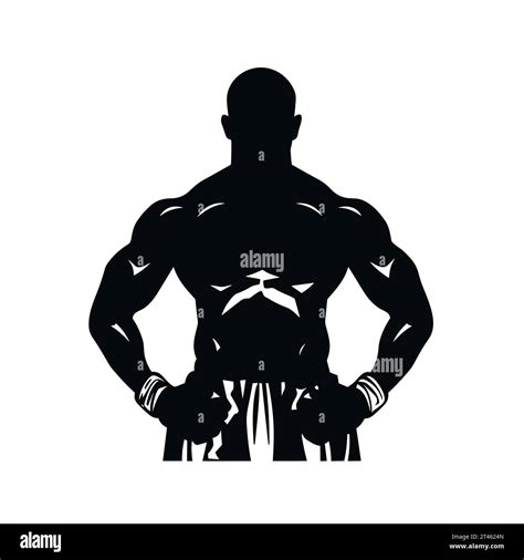 Mma Fighter Silhouette Mma Fighter Black Icon On White Background