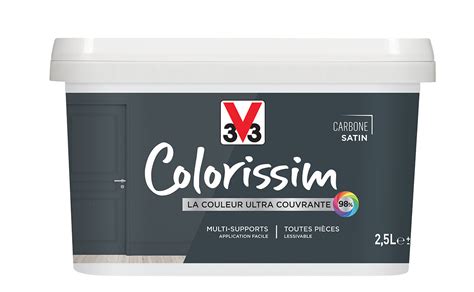 Peinture Colorissim Carbone Satin L Bricorama