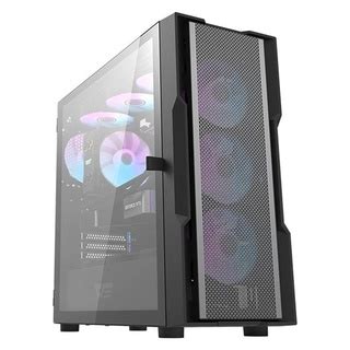 Dark Flash Dk Black Metal Full Mesh Front Panel E Atx Gaming Case