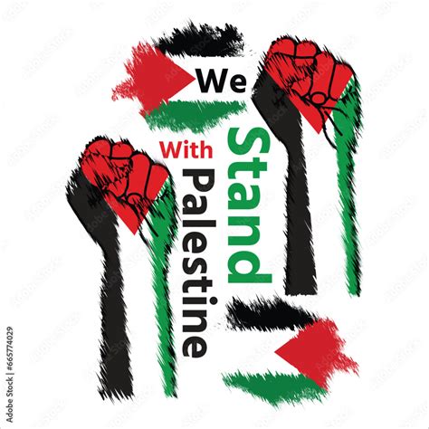 Free Palestine Free Gaza Palestine Flag Design We Stand With Palestine