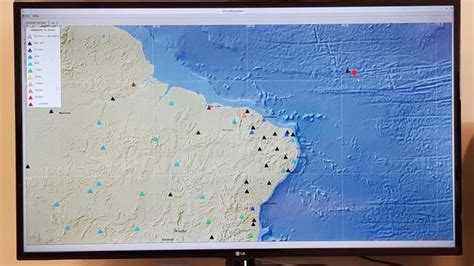 Tremor de 5 8 de magnitude é registrado no Oceano Atlântico próximo ao