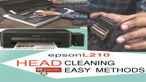 Epson L210 Head Cleaning L210 L220 L360 L380 Youtube