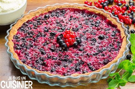 Recette De Tarte Aux Cassis Et Groseilles