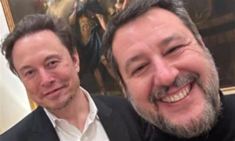 Elon Musk Si Schiera Con Matteo Salvini Sul Caso Open Arms