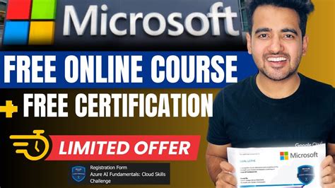 Microsoft Free Certification Course Eligible Join Microsoft