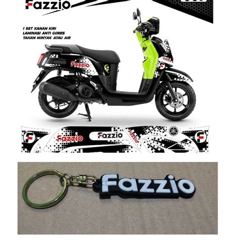 Jual Striping Stiker Fazzio Stiker Lis Motor Fazzio Bonus Gantugan