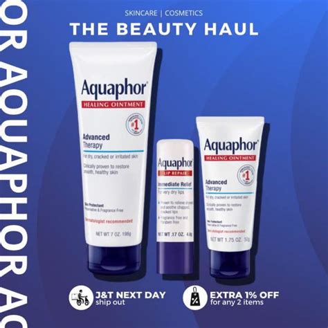 Aquaphor Healing Ointment Advanced Therapy | Lip Repair Stick For Dry, Cracked or Irritated Skin ...