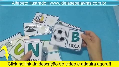 Jogo Alfabeto ilustrado Atividades de Alfabetização e Letramento