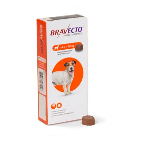 Bravecto Para Perro De 45 A 10 Kg 250 Mg Antipulgas Y Garrapatas