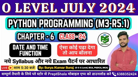 Day Python Programming M R O Level Python Programming M