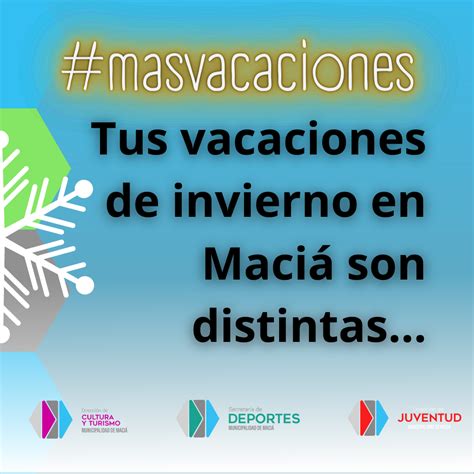 M S Vacaciones Para Maci Una Propuesta Para Chicos Y Grandes