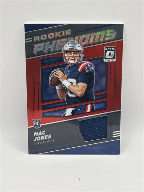 Panini Donruss Optic Rookie Phenoms Red Prizm Rp Mac Jones