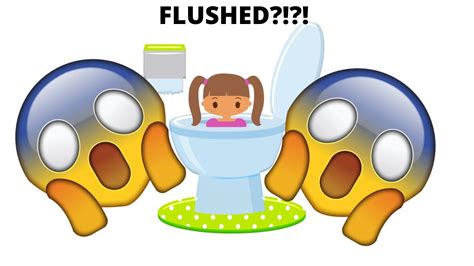 Kid Gets Flushed Down A Toilet Youtube