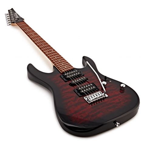 Ibanez Grx Qa Gio Transparent Red Burst Gear Music