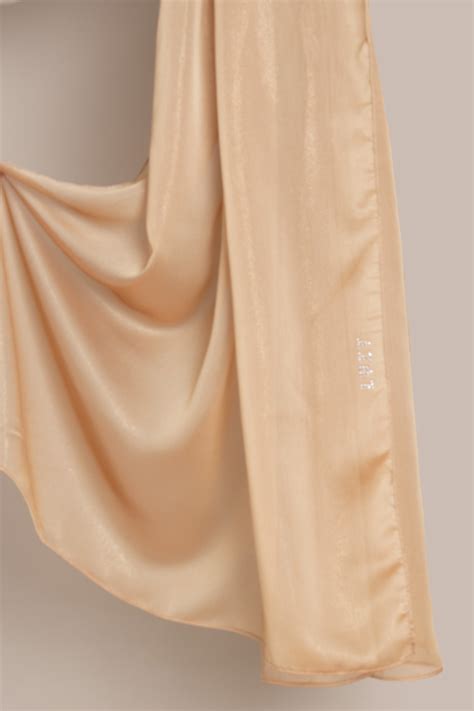 Sparkle Chiffon Hijab In Gold Golden Hijab Luxy Hijab