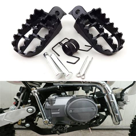 Footrest Footpegs Foot Pegs Rest For Pit Dirt Motor Bike Yamaha PW50