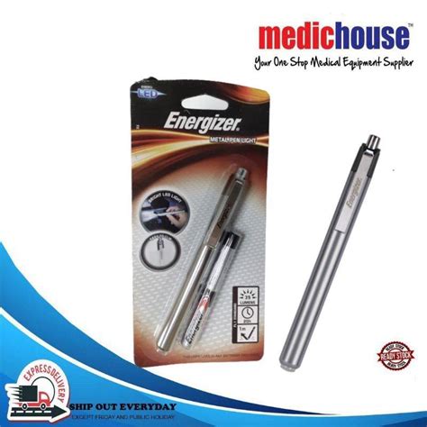 Energizer Metal Pen Light LED 35L Flashlight PLM22 Torch Light