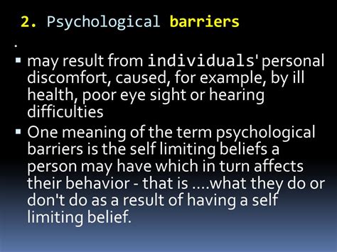 Psychological Barriers In Communication