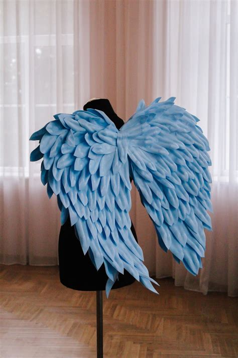 Blue Angel Wings Costume for Adults and Kids Photoshoot Prop - Etsy