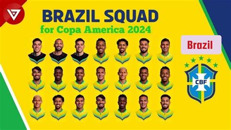 Copa America Brazil Squad Brazil National Team Brazil