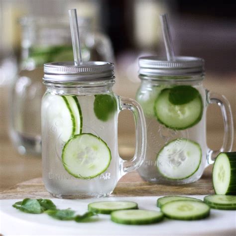 Cucumber Mint Water - LOVE GOOD FOOD