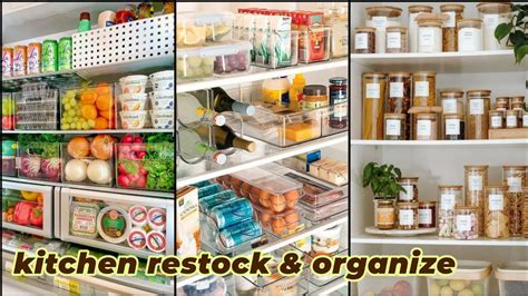 Kitchen And Pantry Random Restock And Organize Tiktok Compilation