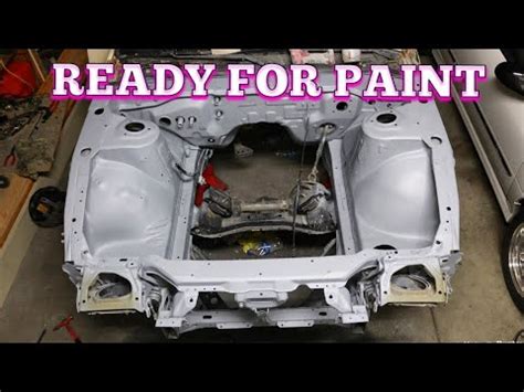 Nissan 240SX S13 Engine Bay Gets Sanded And Primer YouTube