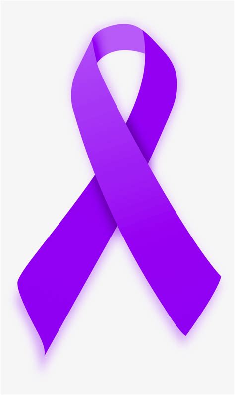 Purple Ribbon Png Pic Purple Ribbon Transparent Png 2000x3240