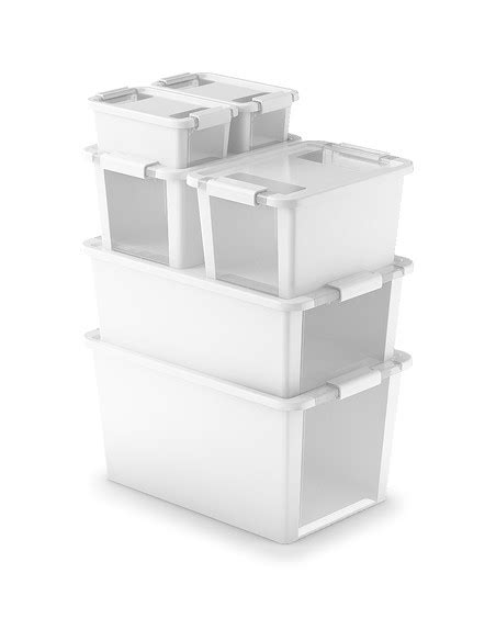 Kis Bo Te De Rangement Plastique Bi Box Xs Blanc X X Cm L