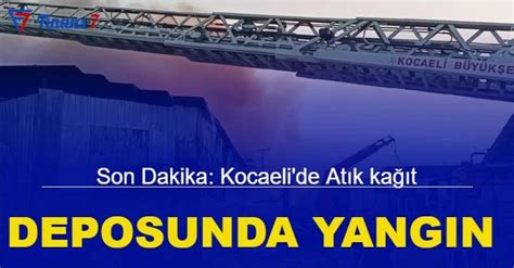 Son Dakika Kocaeli De At K Ka T Deposunda Yang N