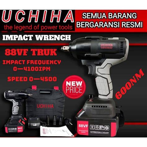 Jual Mesin Cordless Drill Impact Wrench Mesin Buka Baut Ban Mobil Motor Sesuai Foto Asli Promo