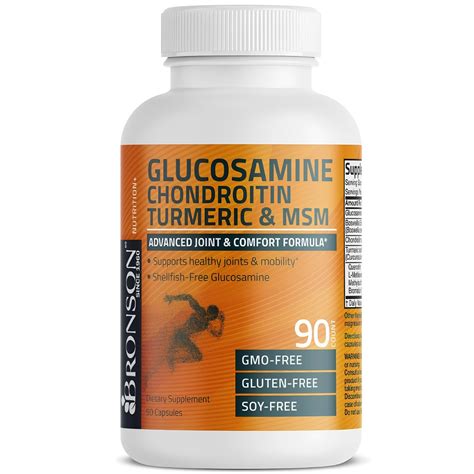 Glucozamina Chondroitin Turmeric Msm Capsule Bronson Farmacia