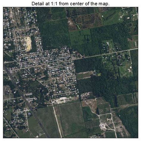 Aerial Photography Map of Mims, FL Florida