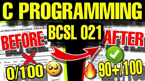 Bcsl 021🔥 Practical Viva Questions 100 Score Guranteed Youtube